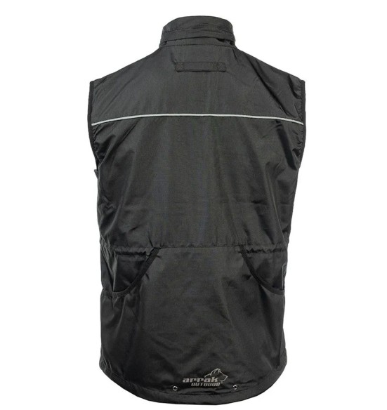 Vest unisex, tuultpidav, must Jumper (Arrak)