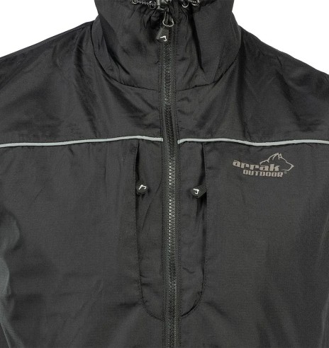 Vest unisex, tuultpidav, must Jumper (Arrak)