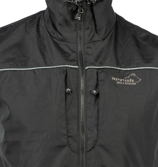 Vest unisex, tuultpidav, must Jumper (Arrak)