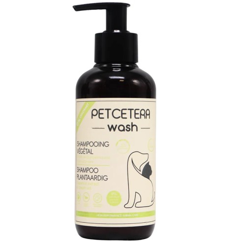 Koera ja kassi šampoon, taimne, greibi- ja seebilille ekstraktidega (PETCETERA - wash)