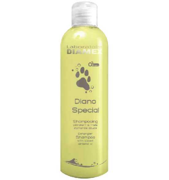 Koera šampoon Diano Special, karvapusasid eemaldav, magusmandli õliga (Diamex)
