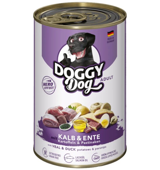 DOGGY Dog koera konserv, vasika- ja pardiliha koos kartuli ja pastinaagiga