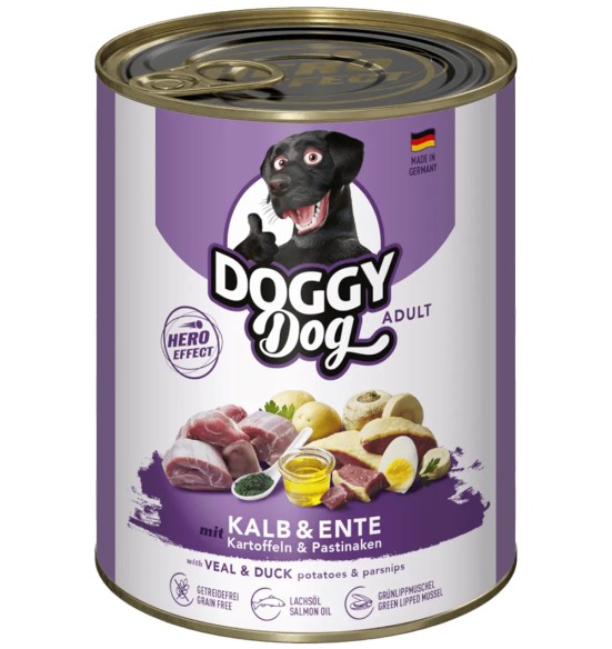 DOGGY Dog koera konserv, vasika- ja pardiliha koos kartuli ja pastinaagiga