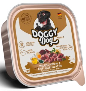 Classic N° 12 ULUKILIHA JA HEERINGAGA (65%), teraviljavaba koeraeine kotike (Dogz Finefood)–Konservid koertele–Dogz Finefood CLASSIC–Valgekihv
