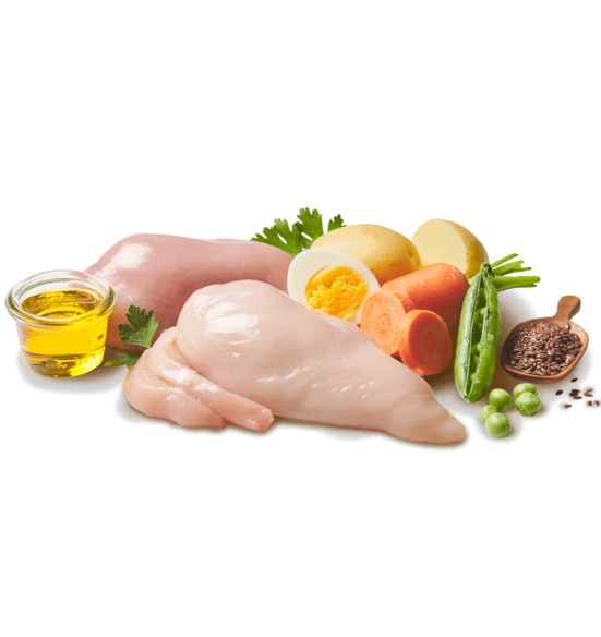 DOGGY Dog konserv kutsikale, kodulinnuliha koos kartuli ja porgandiga, einekausike