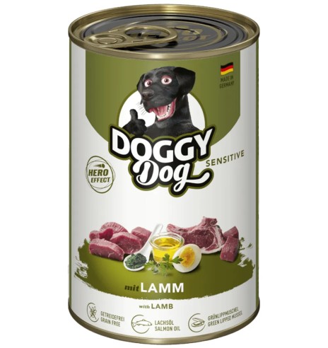 Консервы с бараниной DOGGY Dog для собак с чувствительным пищеварением