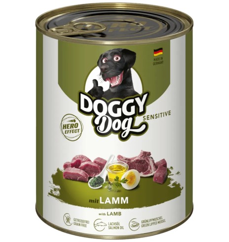 Консервы с бараниной DOGGY Dog для собак с чувствительным пищеварением