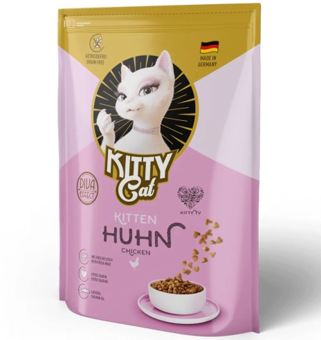 KITTY Cat сухой корм для котят с курицей, беззерновой