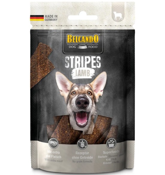 Belcando Stripes лакомства для собак, полоски из баранины, монобелковые