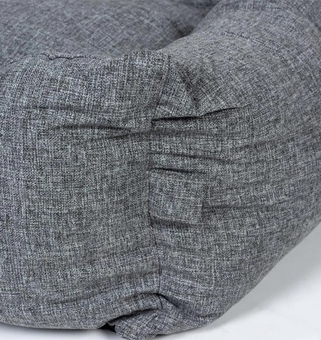 Koera pesa hall, pehme ja mugav, tõmblukuga...