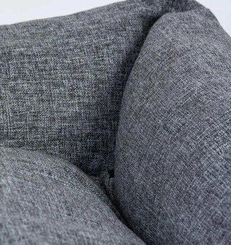 Koera pesa hall, pehme ja mugav, tõmblukuga...