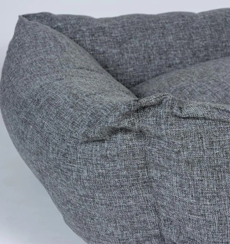 Koera pesa hall, pehme ja mugav, tõmblukuga...