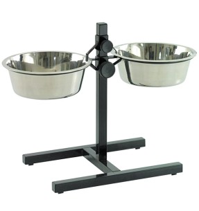 Миски из нержавеющей стали с изображением косточки и лапки, INOX, разных размеров – Metallkausid – Chadog – Valgekihv