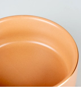 Миска керамическая на деревянной основе, розовая, Stone... 2