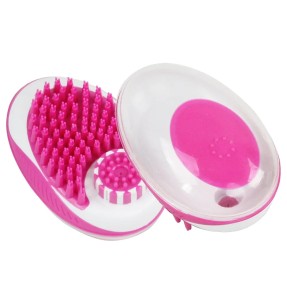 Kaks-ühes grooming kinnas, 2 in 1 Grooming Glove (Pawise)–Pesemistarvikud–Pawise–Valgekihv 2