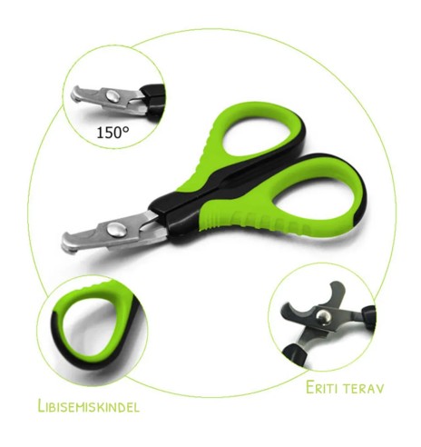 Kassi küünetangid, lõiketerad ülespoole kaldega...