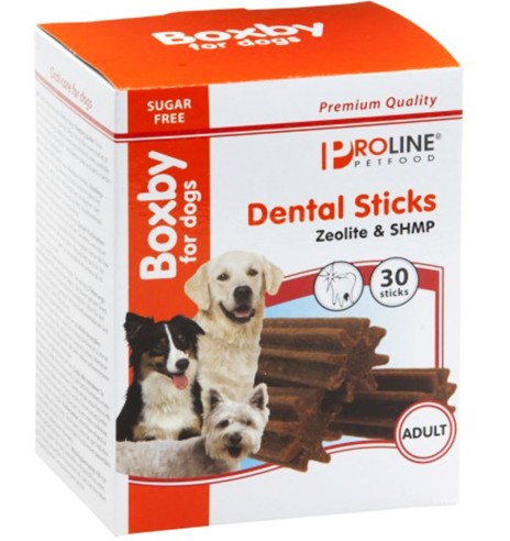 Naturaalne maius hambahoolduseks koerale Boxby Dental Sticks Zeolite & SHMP