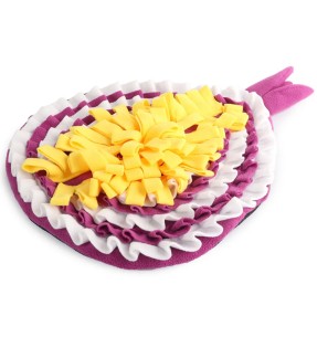 Nuuskimismatt koerale, ümmargune, mänguasjaga Fluffy Mat With Cute Toy (AFP - Dig It)–Nuuskimismatid–AFP - All For Paws–Valgekihv 2