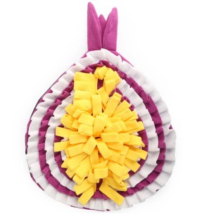 Nuuskimismatt koerale, ümmargune, mänguasjaga Fluffy Mat With Cute Toy (AFP - Dig It)–Nuuskimismatid–AFP - All For Paws–Valgekihv