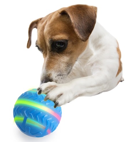 Игрушка для собаки, самокатящийся мяч с...