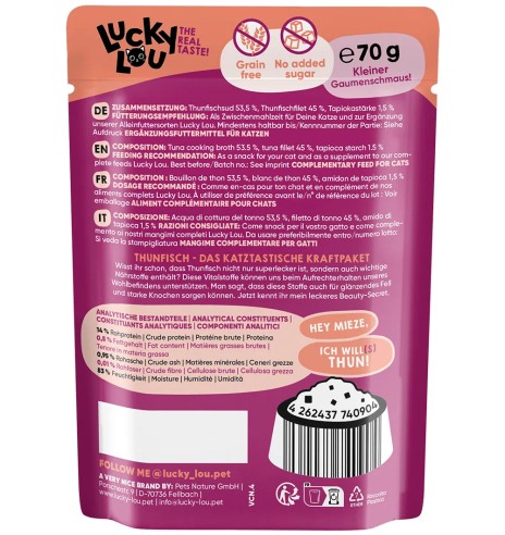 Lucky Lou Extra Food tuunikala filee puljongis,...