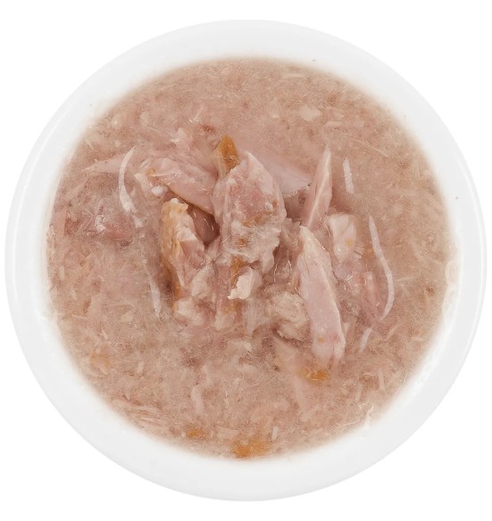 Lucky Lou Extra Food филе тунца и лосося в бульоне, беззерновой корм для кошек в пакетике