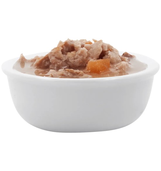 Корм для кошек беззерновой, в пакетике Lucky Lou Extra Food филе тунца с морковью в бульоне