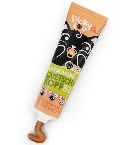 Lucky Lou паста для котят, с витаминами и солодом