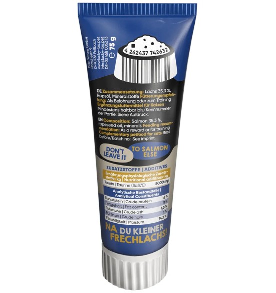 Lucky Lou pasta-maius kassile, lõhe ja rapsiõliga