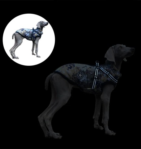 Koera talvejope traksidega, kamuflaaž (VPETBR-D60)