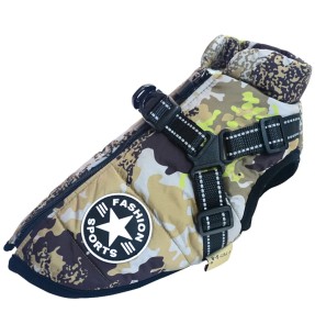 Куртка стеганая, зимняя для собак, зелёная (VPETBR-D58) – Soojad joped – V.PET.B.R – Valgekihv