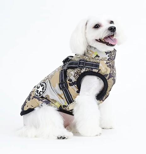 Koera talvejope traksidega, kamuflaaž (VPETBR-D60)