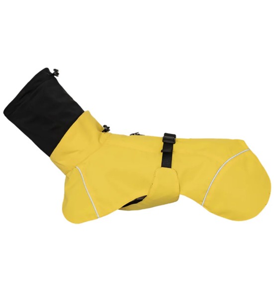 Дождевик для собаки с шарфом-трубой, желтый (VPETBR-R53)