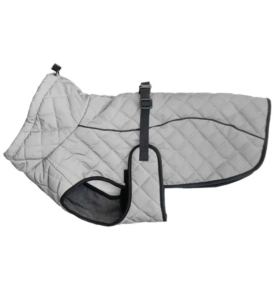 Куртка для собак из светоотражающего материала, серая Reflective (VPETBR-D63)