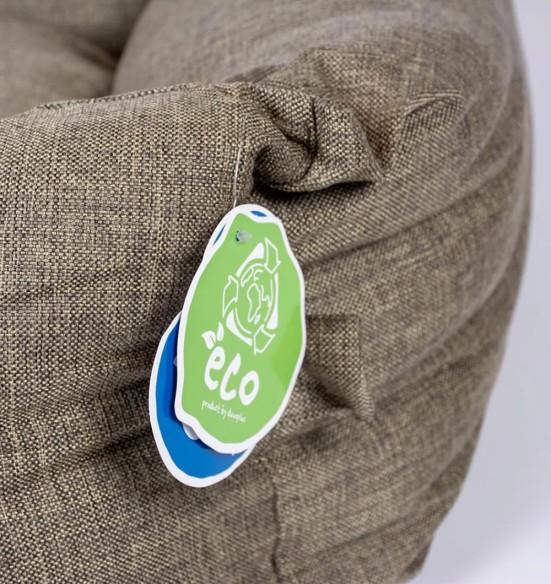 Koerapesa helepruun, pehme ja mugav, eemaldatava kattega Textura ECO (Duvoplus)