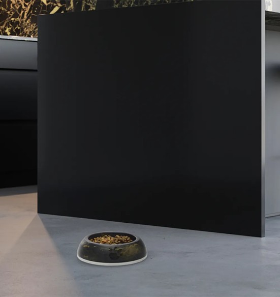 Kauss Delice Marble, must-kuldne marmor (Savic)