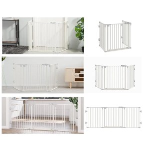 Takistuspiire väravaga koera liikumisruumi piiramiseks, värav, kõrgused 75 ja 107 cm (Savic)–Väravad–Savic–Valgekihv 2