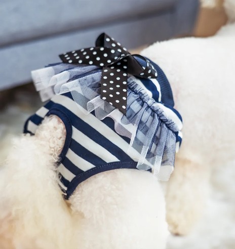 Jooksuaja püksid koertele lipsukesega (VPETBR)