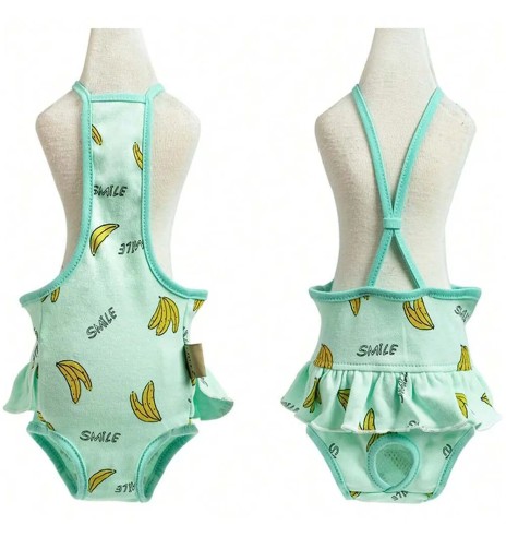 Jooksuaja püksid koertele traksidega, roheline...