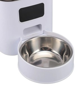 Koera ja kassi automaatsöötja, HD kaamera, 3.6 liitrit, äpiga juhitav Wide View Camera Feeder (Dogness)–Automaatsöötjad ja jootjad–Dogness–Valgekihv 2