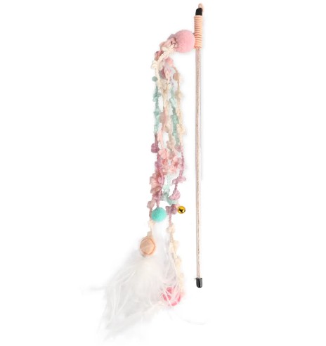 Игрушка для кошек с удочкой Long Butterfly Wand...