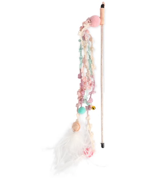 Игрушка для кошек с удочкой Long Butterfly Wand (AFP - Knotty Habit)