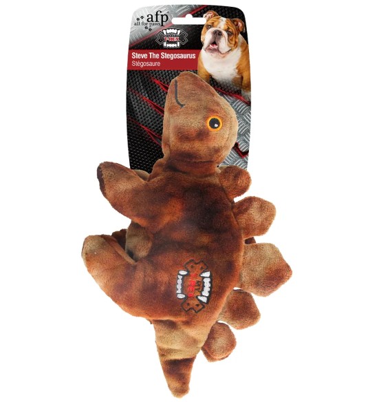 Mänguasi koerale, eriti vastupidav Steve The Stegosaure (AFP - My T-Rex)