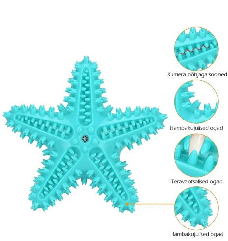 Koera närimismänguasi, hambaid puhastav, Chewy...