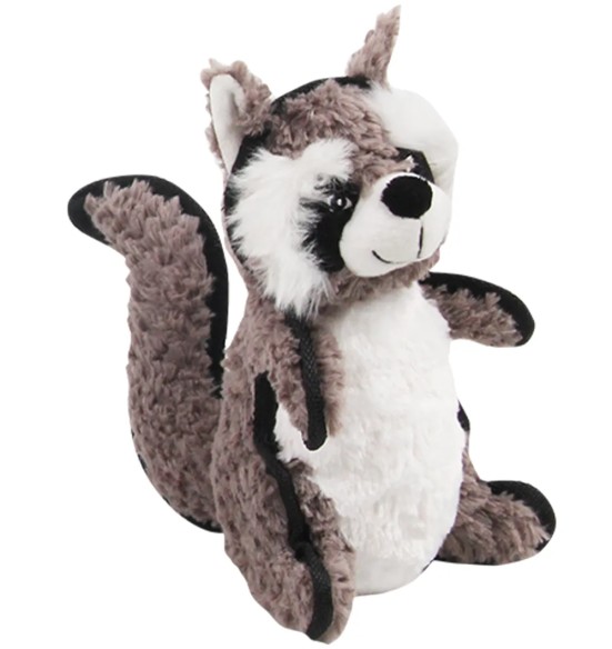 Koera mänguasi plüüsist Fluff & Tuff Raccoon (Pawise)