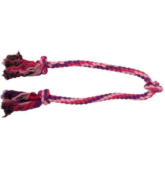Mänguasi kolme sõlmega köis Rope Bone, 120 cm (Pawise)
