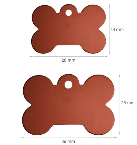 Graveeritud ripats koerale, kondikujuline koera...