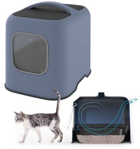 Savic Oscar kassi liivakast kinnine, valge-Nordic sinine–Kinnised liivakastid–Savic–Valgekihv 2