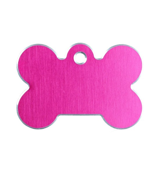 Кулон с гравировкой для собаки, подвеска в форме косточки, розовый (Hi-Line)