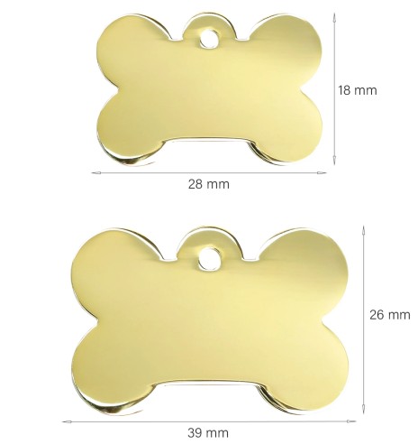 Graveeritud ripats koerale, kondikujuline koera...